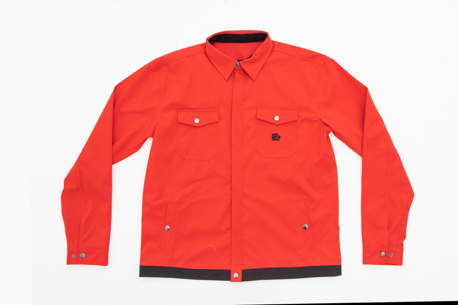 Jacket roja con dos botones